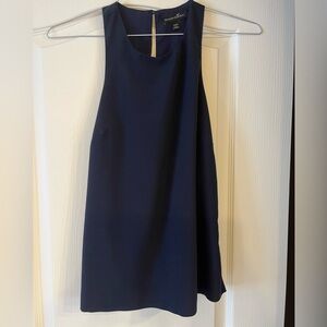 Banana Republic navy silk tank excellent condition